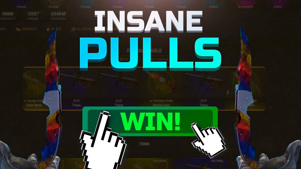 INSANE 5% MARBLE FADE KNIFE! (pandaskins)