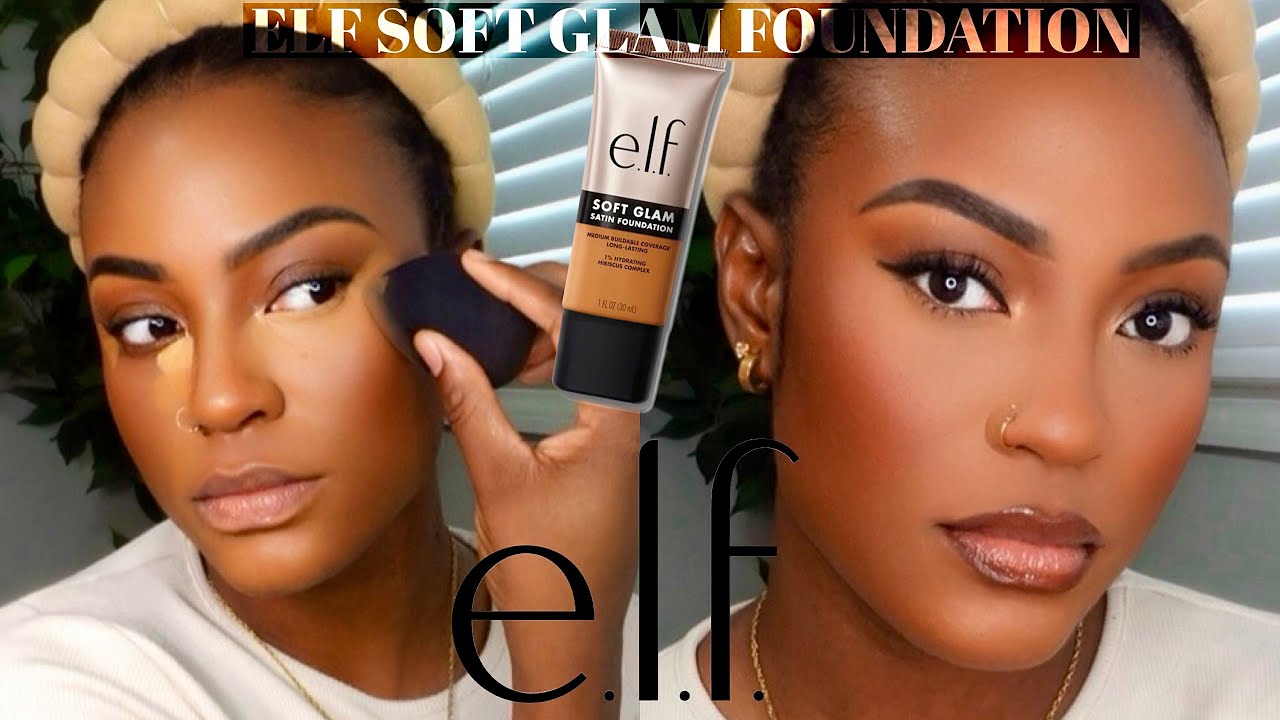 *New* $8 ELF SOFT GLAM SATIN  FOUNDATION || 8HR WEAR TEST ON OILY COMBO SKIN