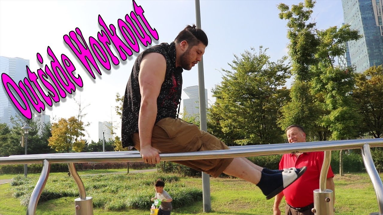 Outside Workout in South Korea