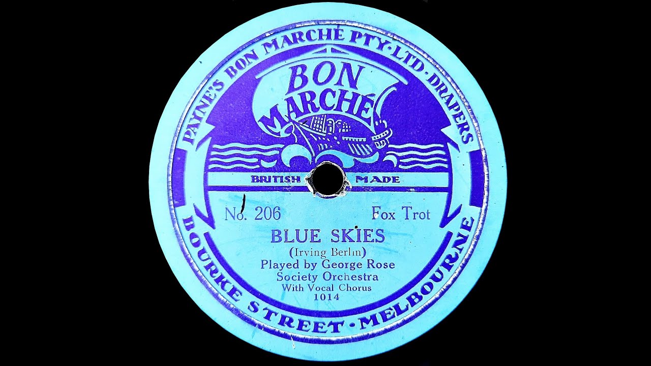Blue Skies (Irving Berlin) - Played By Adrian Schubert And His Salon Orchestra