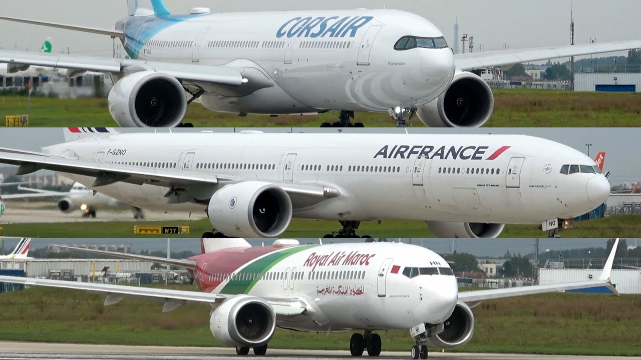 Plane Spotting at Paris Orly Airport - Spool up | B777, B737, A350, A330...