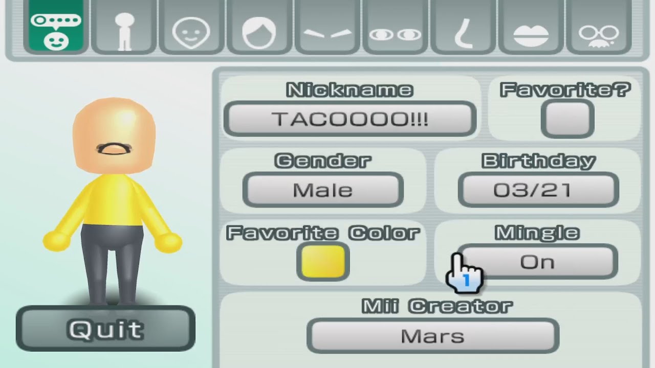Taco - Mii 3492