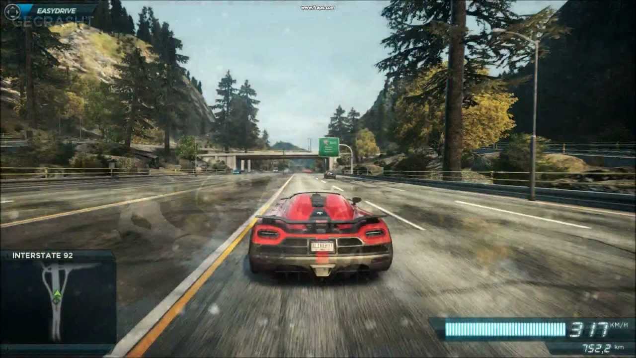 NFS Most Wanted (2012) longest jumps 493 m