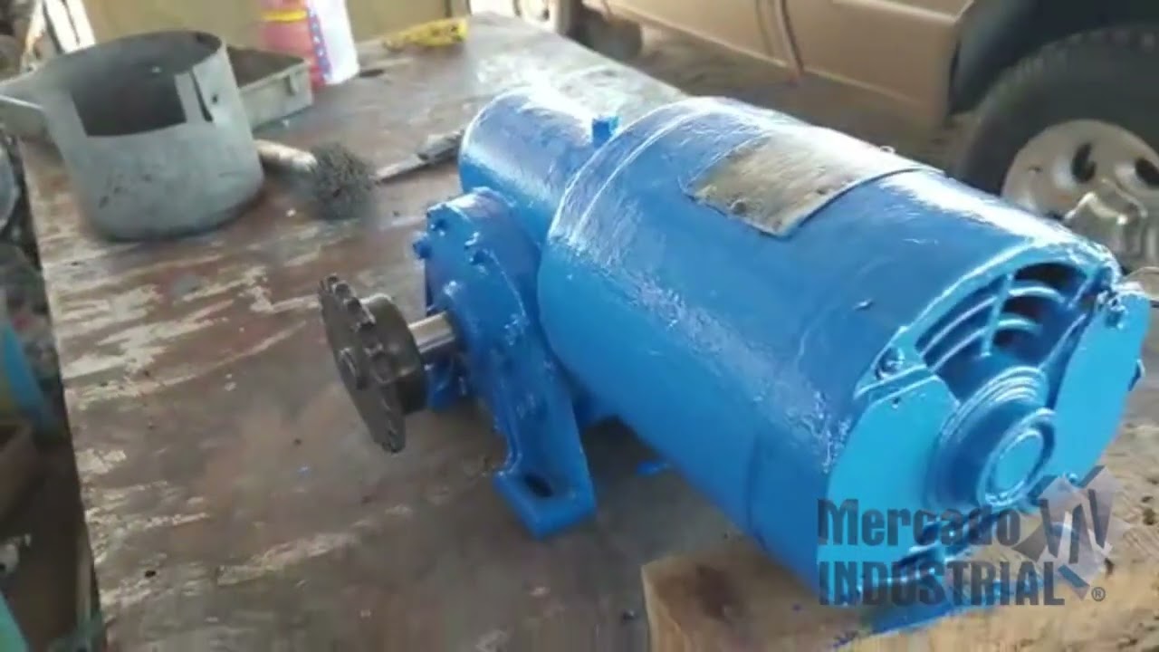 Motorreductor de 1/2 hp relaci&oacute;n 40:1