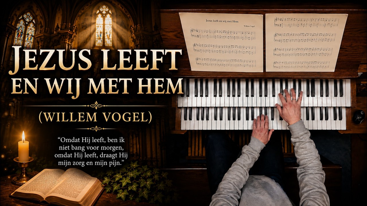Orgelbewerking: JEZUS LEEFT EN WIJ MET HEM (Willem Vogel)