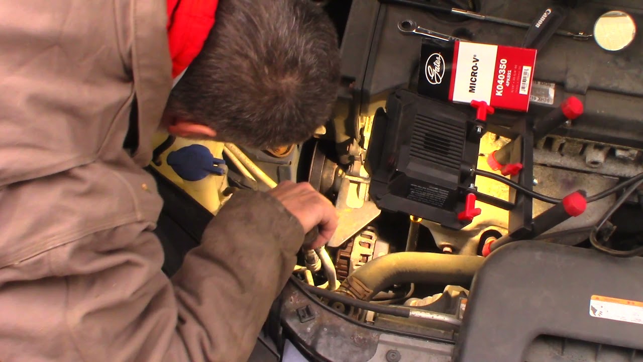 Замена ремня генератора Hyundai Elantra 2008 года