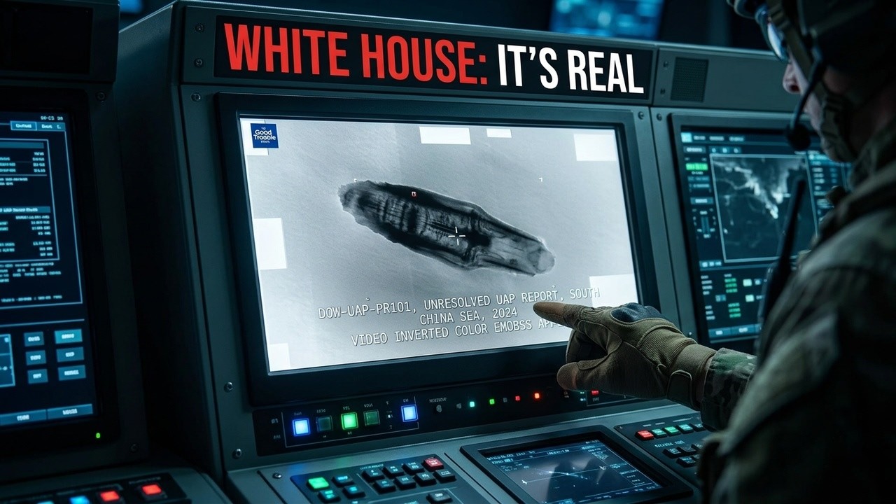 THIS JUST DROPPED: WHITE HOUSE ACKNOWLEDGES CHINA SEA UAP / UFO