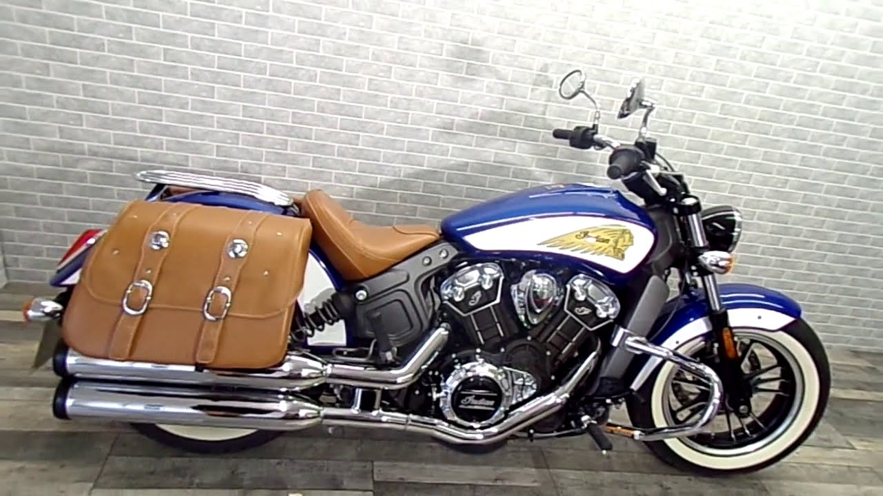 2019 (68) INDIAN SCOUT BOBBER 1133CC finished in blue/white limited paint finish