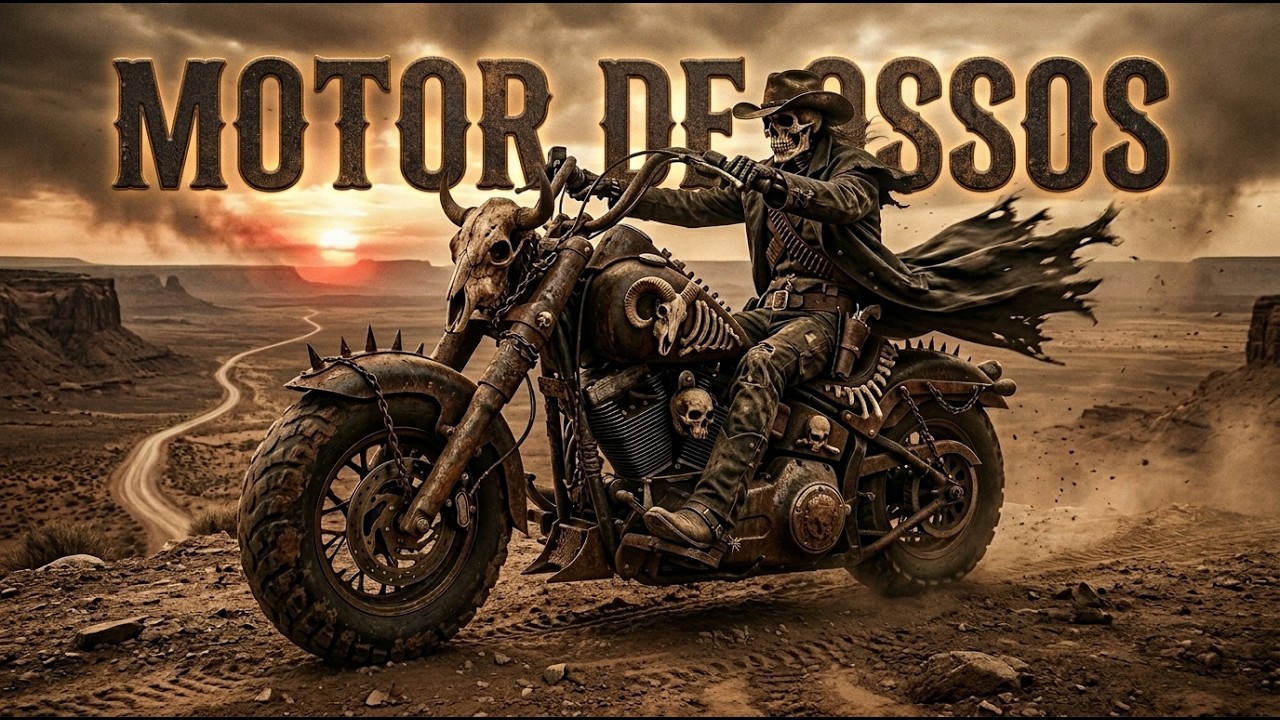 Motor de Ossos 💀🏍️ | Dark Country em Portugu&ecirc;s (Brasil) | Cowboy Esqueleto