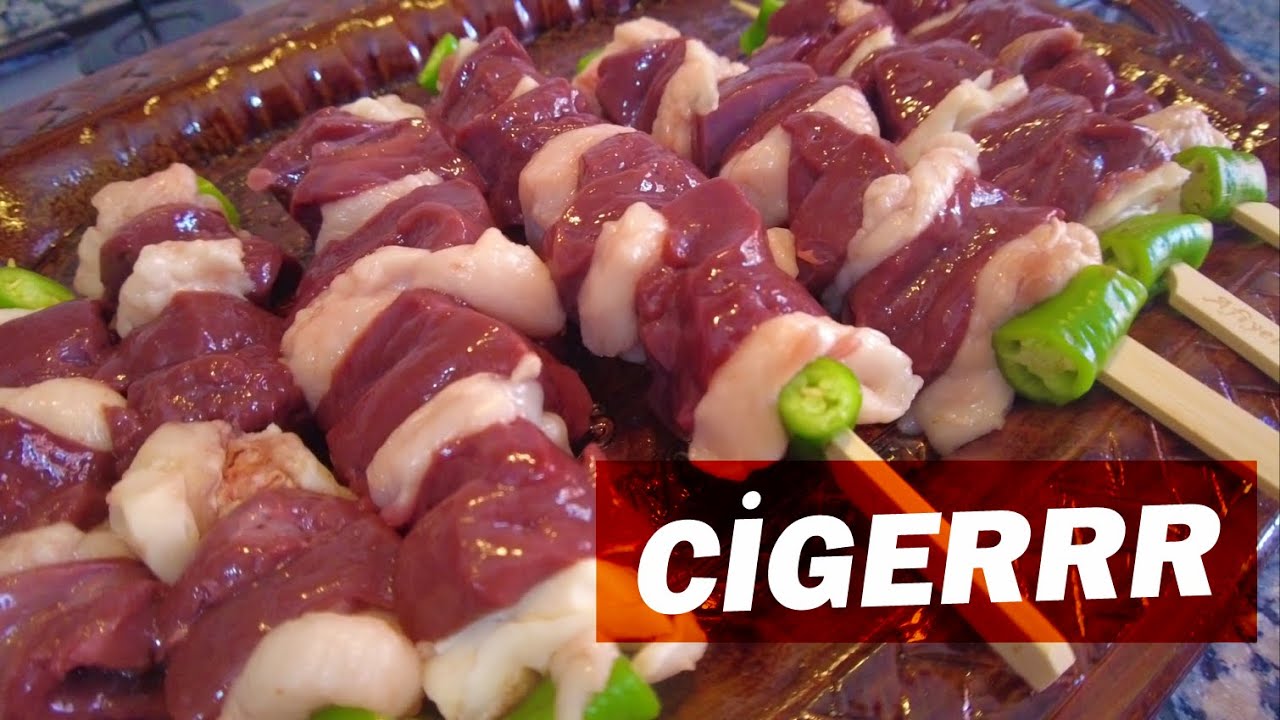 Gril Tavada Lokum Gibi Ciğer Şiş Tarifi