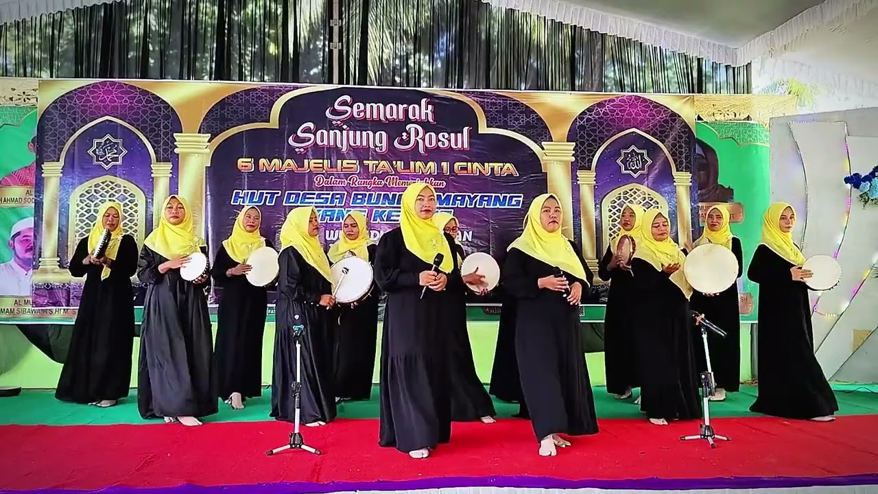 CIKAL BAKAL DESA BUNGA MAYANG MAJELIS TA'LIM USWATUN KHASANAH DALAMRANGKA HUT DESA BUNGA MAYANGKE 39