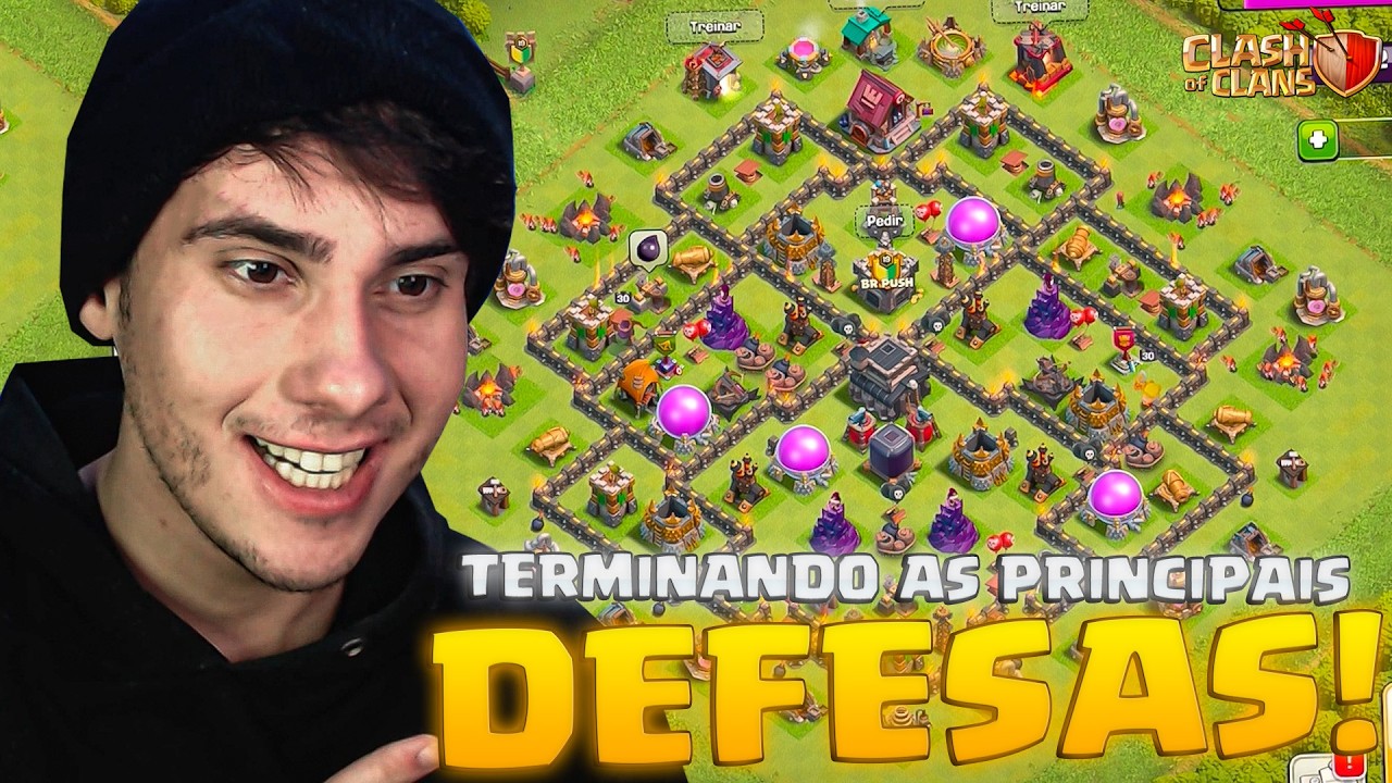 RECUPERANDO UMA VILA: ÚLTIMAS DEFESAS DO CV9! | EP #6 CLASH OF CLANS