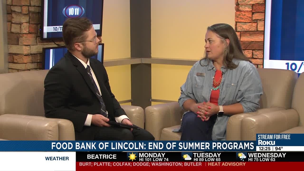 Food Bank of Lincoln talks end of summer programs