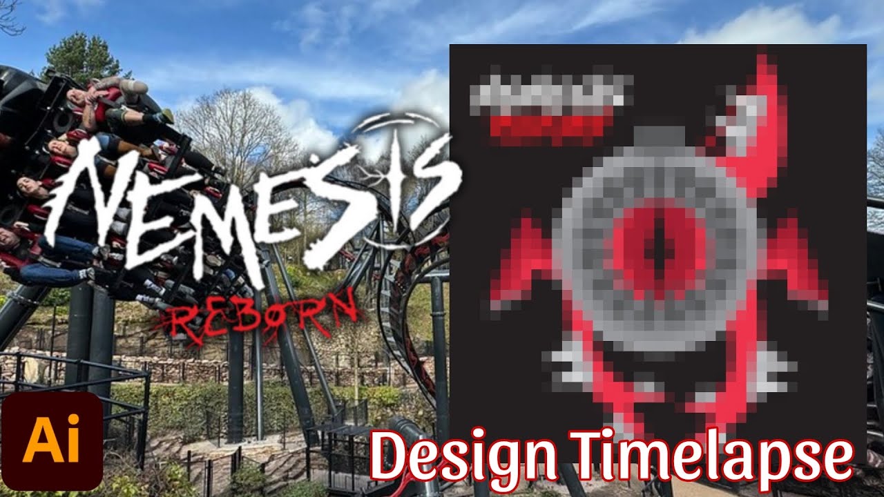 NEMESIS REBORN Design Timelapse - Adobe Illustrator