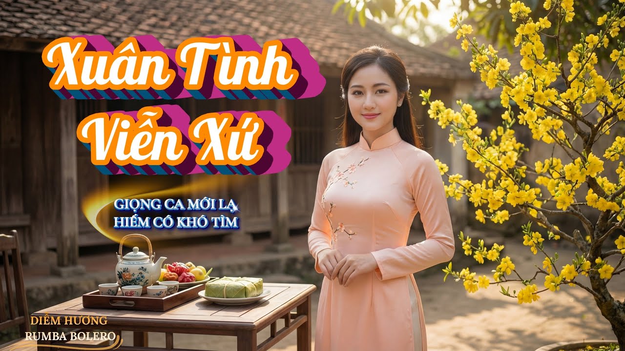 XUÂN TÌNH VIỄN XỨ – Rumba Bolero Sax | Bao Năm Tha Hương, Xuân Vẫn Đợi Chờ | Diễm Hương