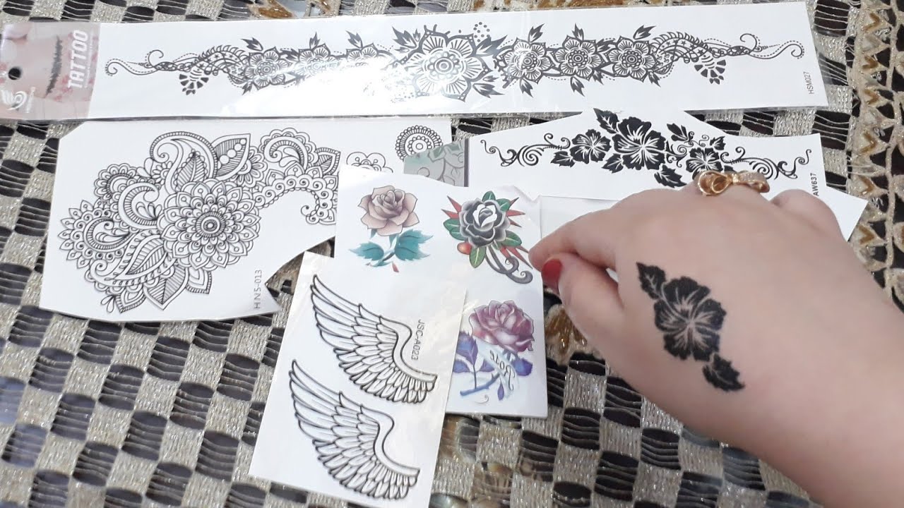 تاتو للجسم ♥️ بديل للحنه سهل وبسيط ويدووم معاكي