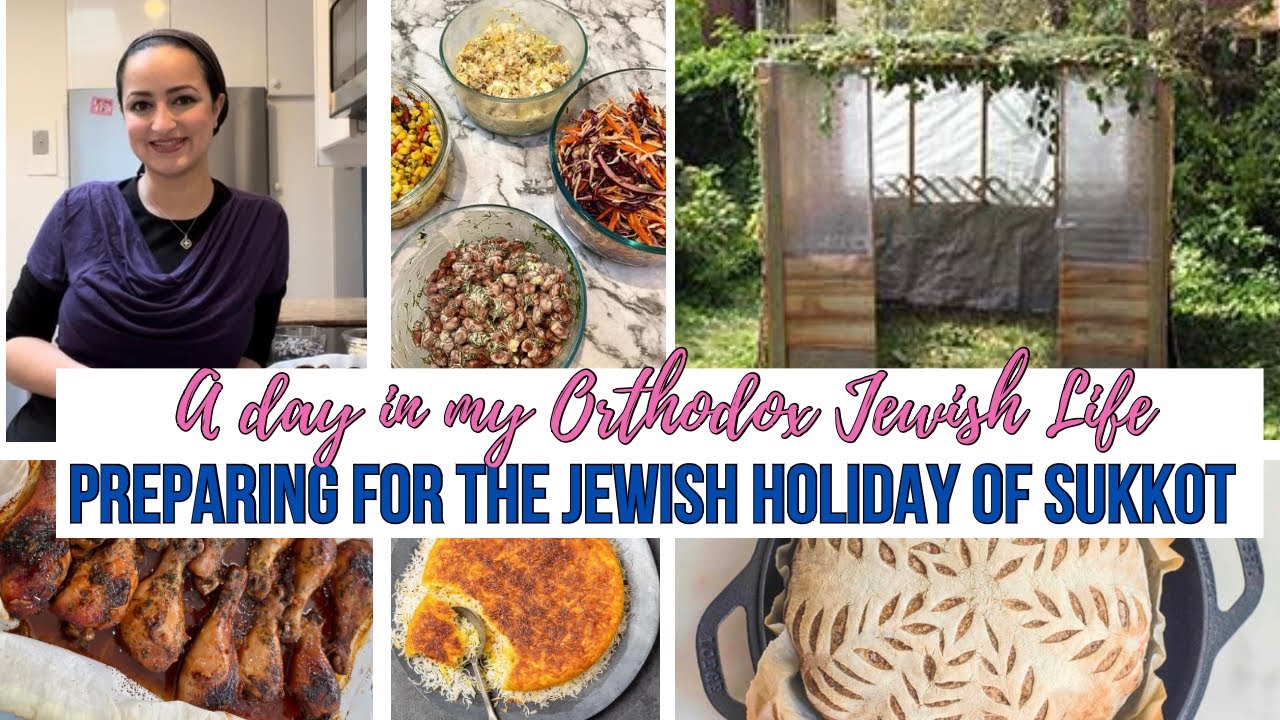A Day In My Orthodox Jewish Life|| Preparing For The Holiday Of Sukkot||