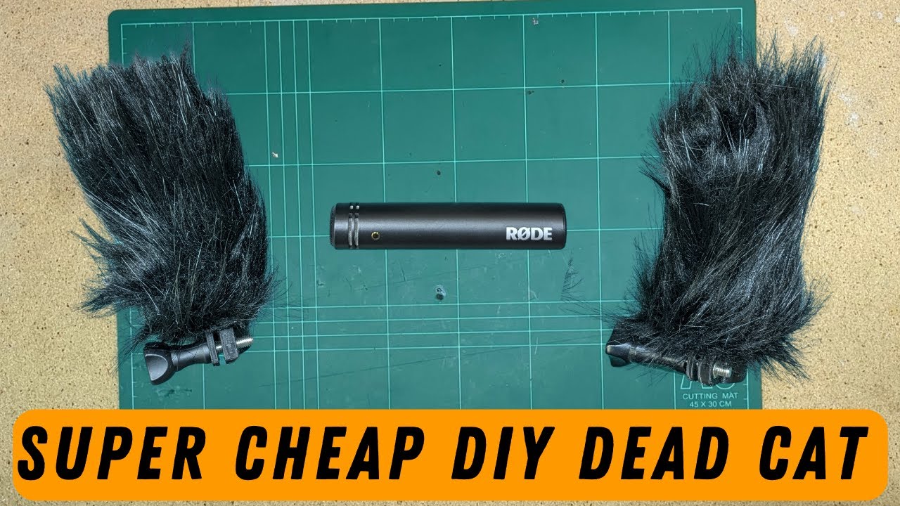 Simple and Cheap DIY Dead Cat Windscreen