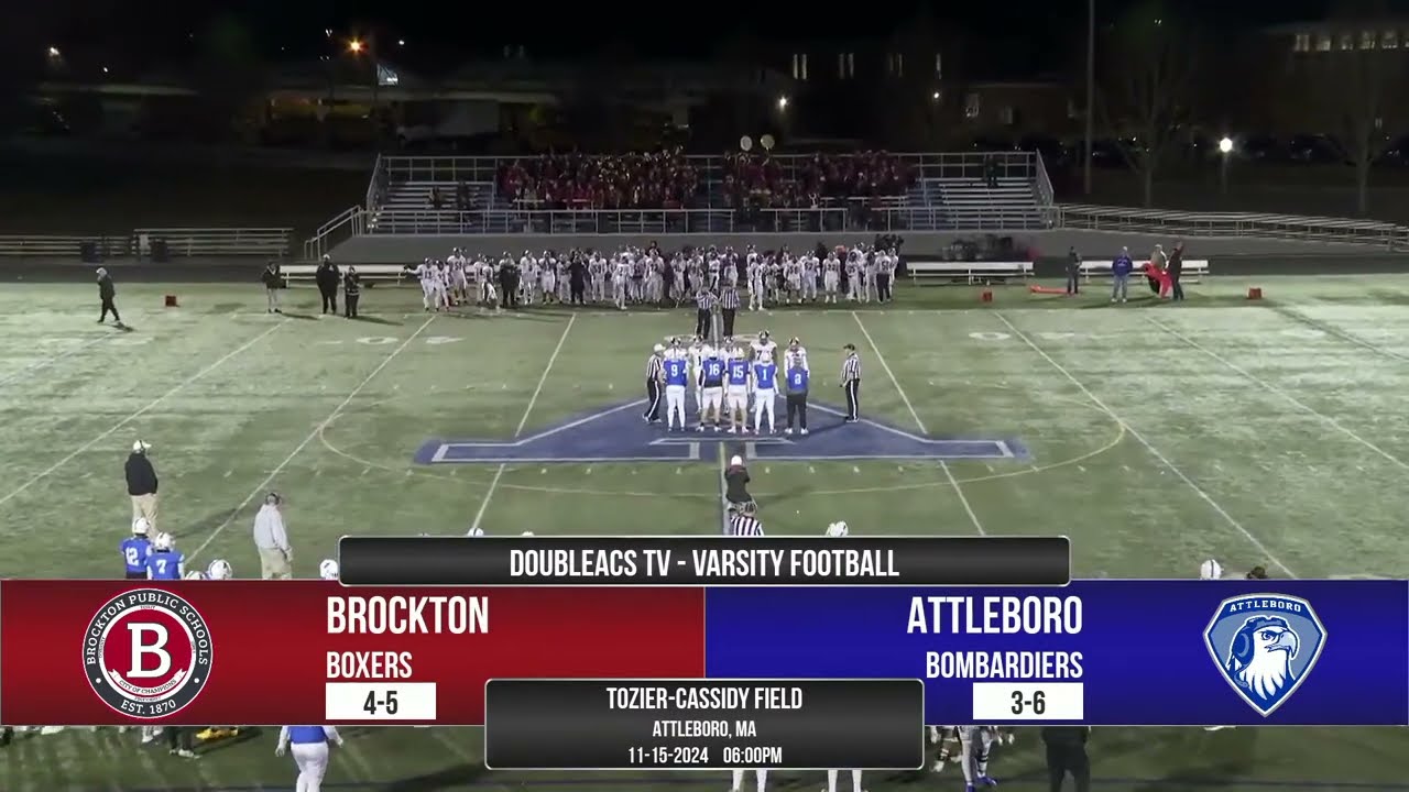Brockton High School Football at Attleboro - MIAA Non-Playoff Game 11-15-24