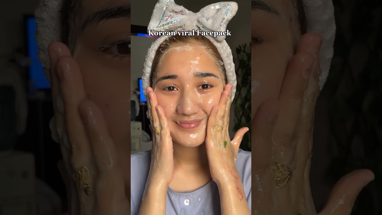 Viral Korean Face Pack #youtubefeed #youtubeshorts #viral #foryou #trending #skincare #korean #fyp