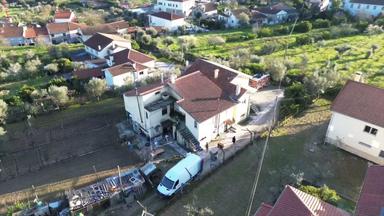 Spacious T3 House with 2800m2 Land | Aerial Drone View | Tranquil Oasis of Space and Serenity