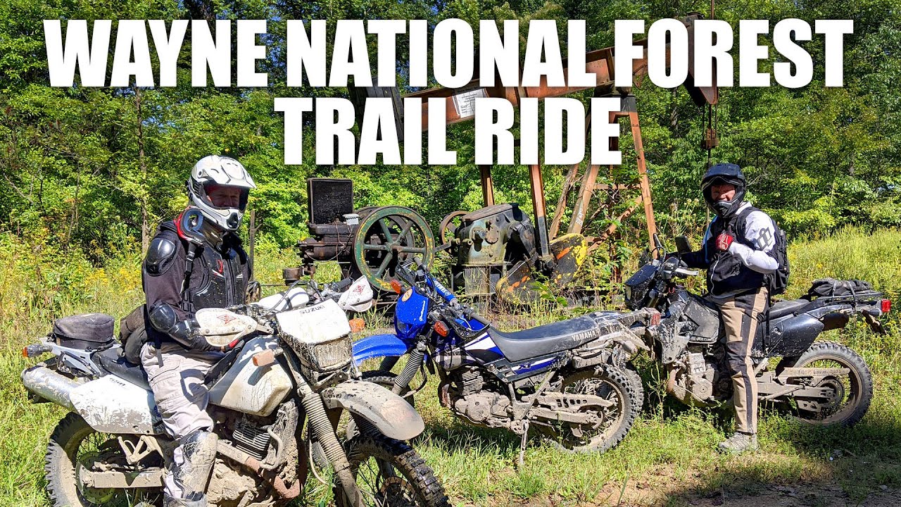 Wayne National Forest Trail Ride on the XT225 DR650 DRZ400