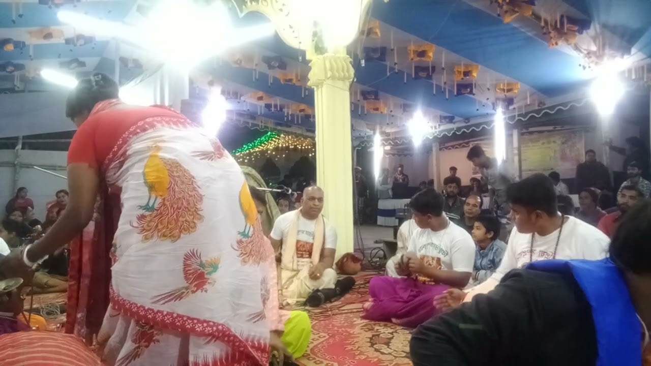 অধিবাস কীর্তন, বন্দর, নারায়ণগঞ্জ ঢাকেস্বরী দেব মন্দির। মাধব কৃষ্ণ দাস। ০১৭২২৫৬৬৯০৫