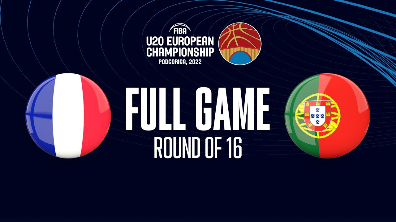 France v Portugal | Full Basketball Game | FIBA U20 European Championship 2022