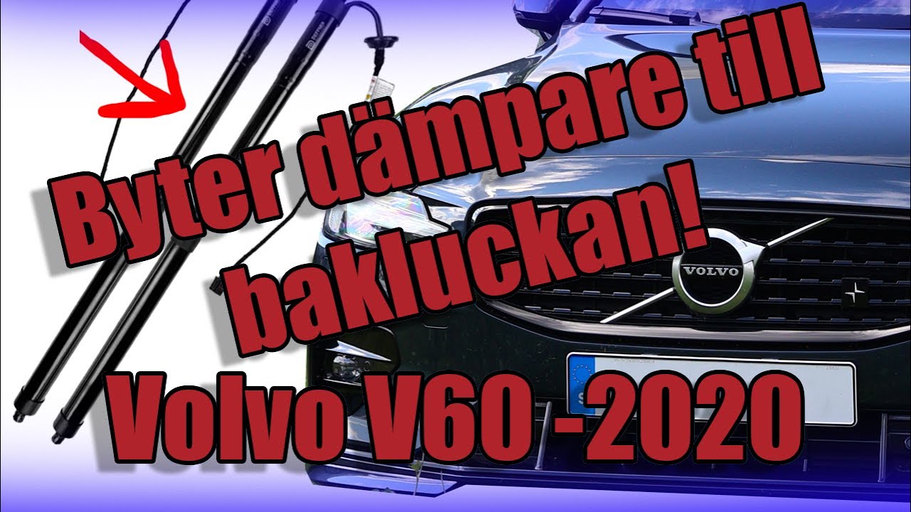 Byter dämpare till bakluckan!  Volvo V60 - 20