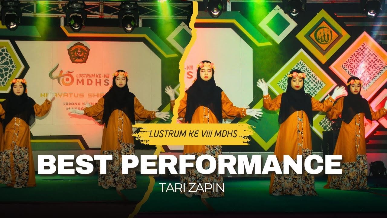 AKSI TERBAIK TARI ZAPIN SANTRI PUTRI