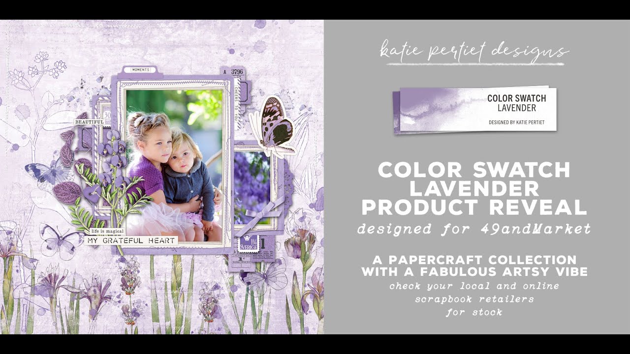 Unboxing Color Swatch Lavender for 49 and Market