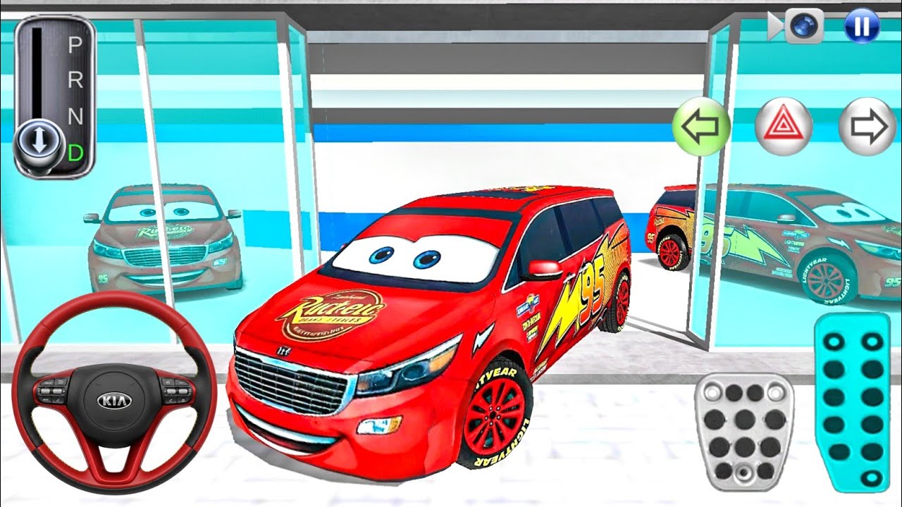 New Lightning McQueen Kia Carnival in The Showroom - 3D Driving Class 2026 - best Android gameplay