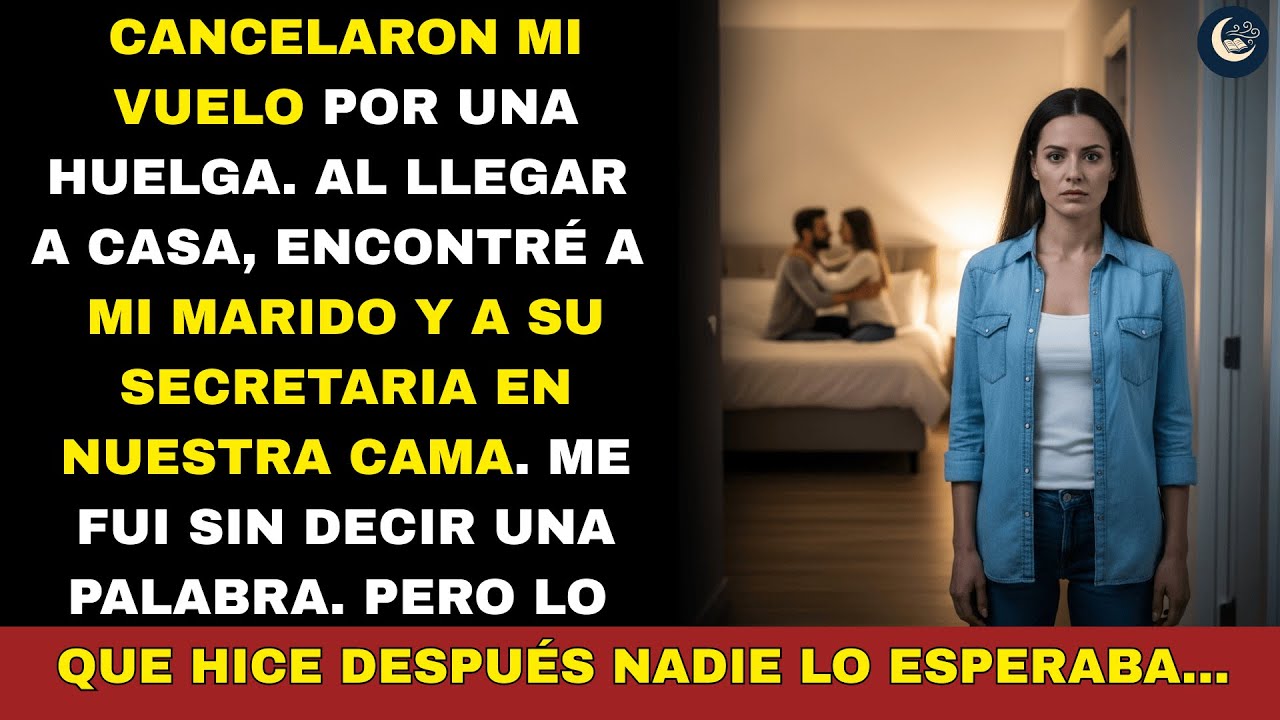 Cancelaron mi vuelo por una huelga. Volví a casa… y encontré a mi marido con su secretaria.