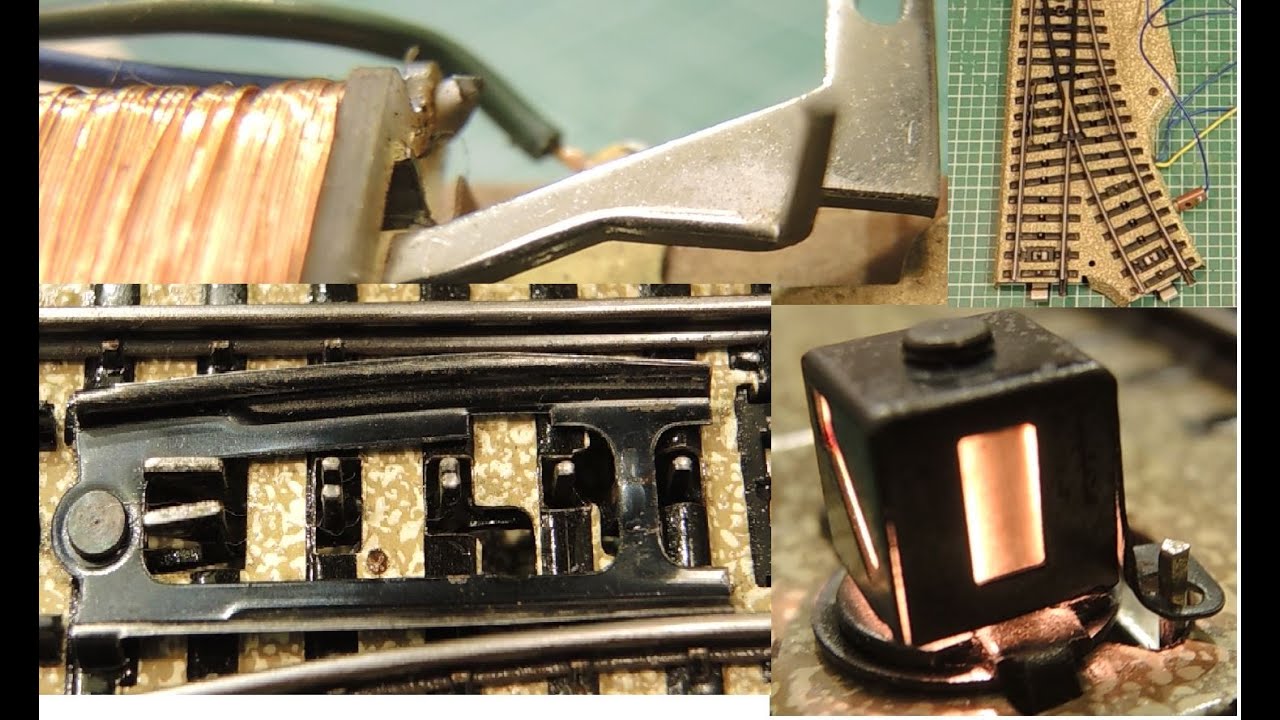Märklin analog - Funktion der Weiche - Linear- / Hubmagnet