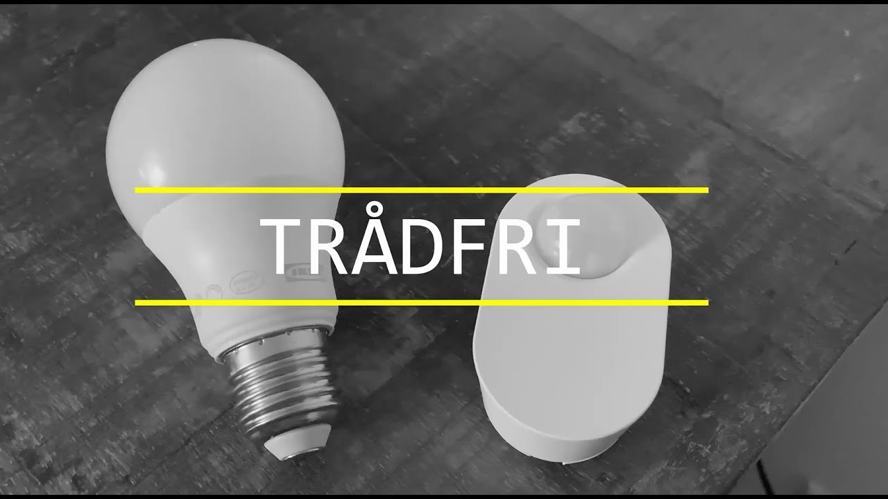 IKEA LIFEHACK NEW LED TR&Aring;DFRI LAMP WITH MOTION DETECTOR