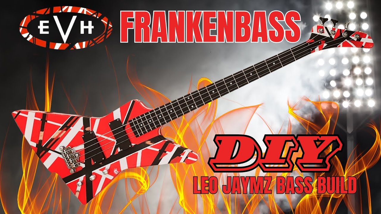 Custom build EVH Frankenbass with the DIY Leo Jaymz bass kit