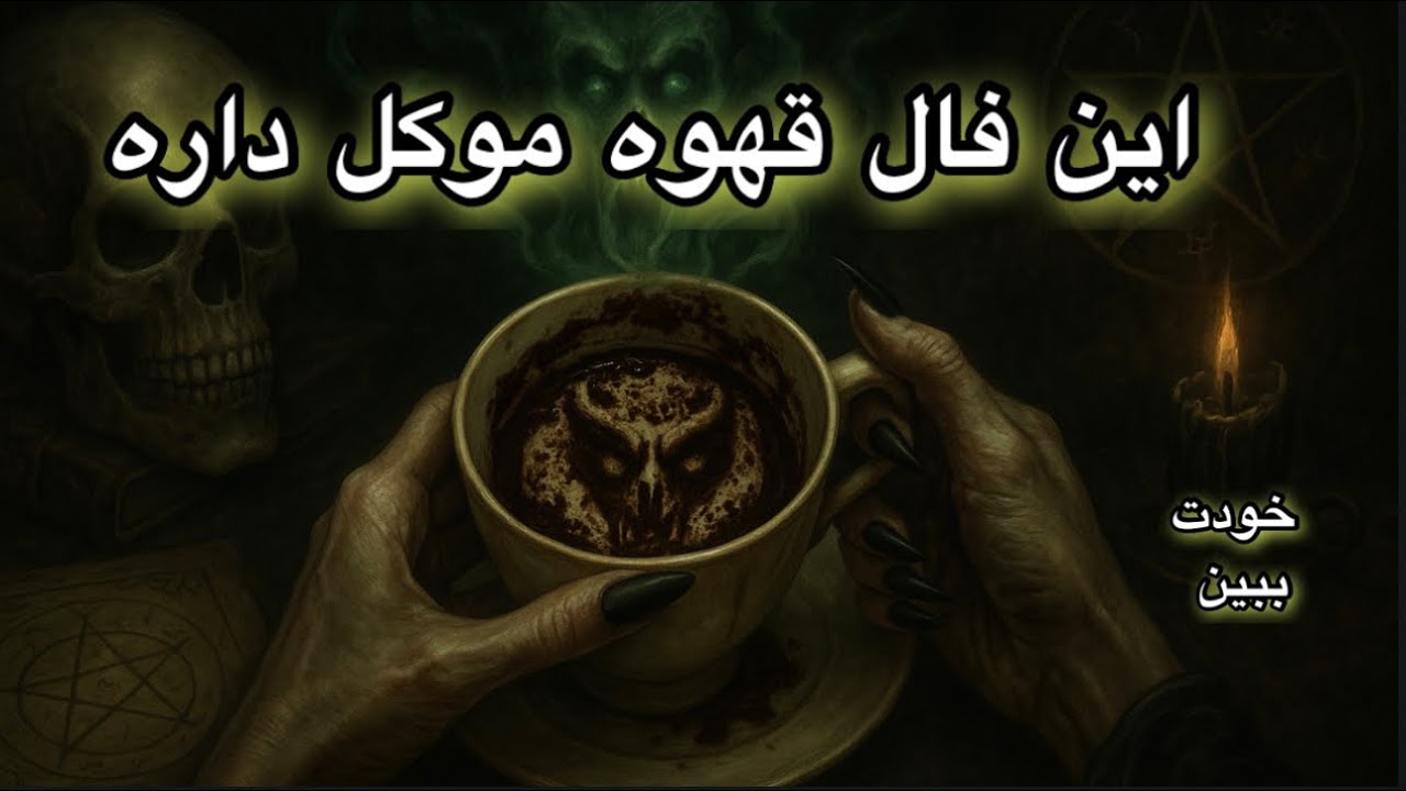 این فال قهوه موکل داره 🪬خودت ببین 🤯
