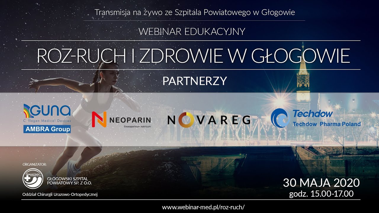 Roz-ruch i zdrowie w Głogowie   webinar edukacyjny
