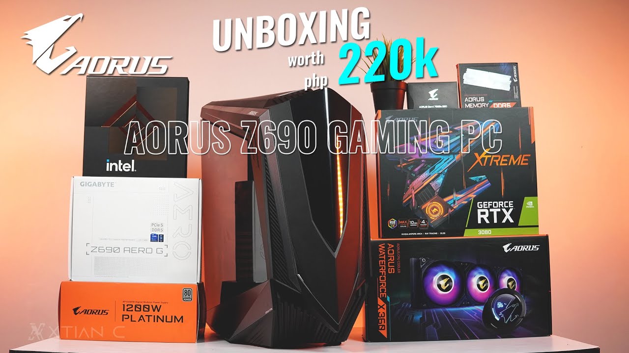 VLOG: UNBOXING - php 220K ALL AORUS Z690 Gaming PC ft. Gigabyte Z690 Aero G DDR5