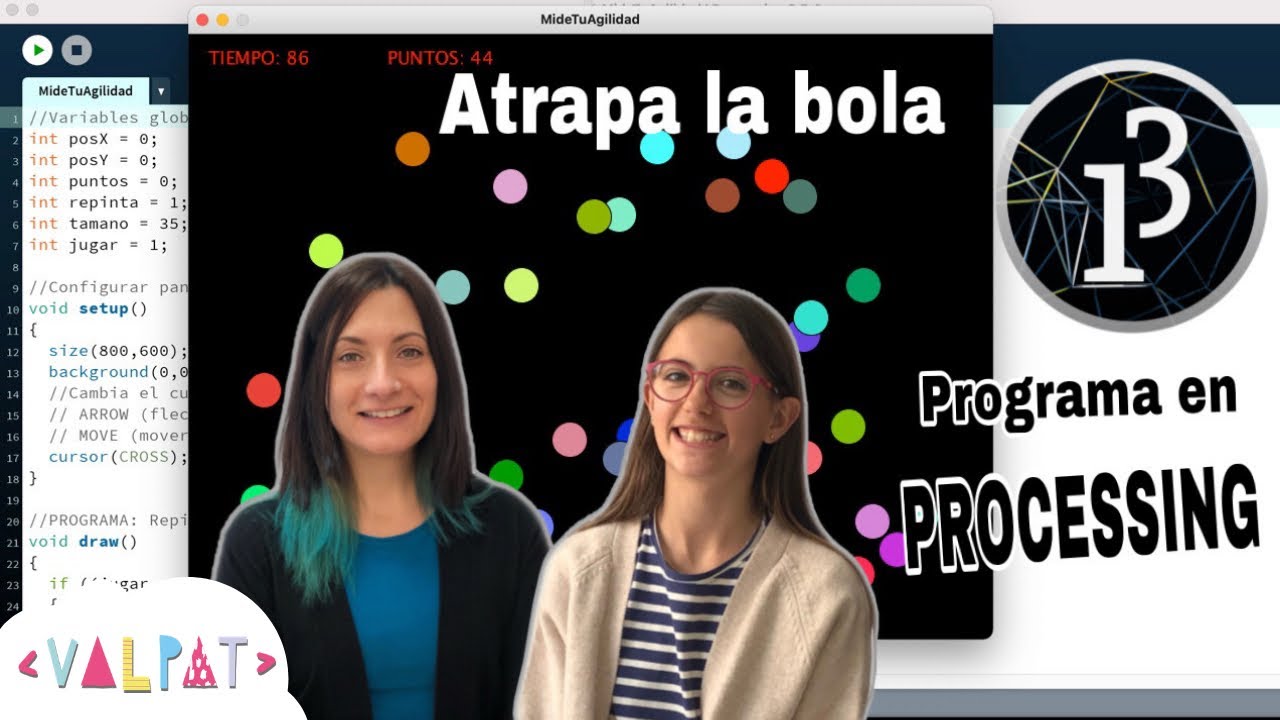 Videojuego con Processing. Atrapa la bola
