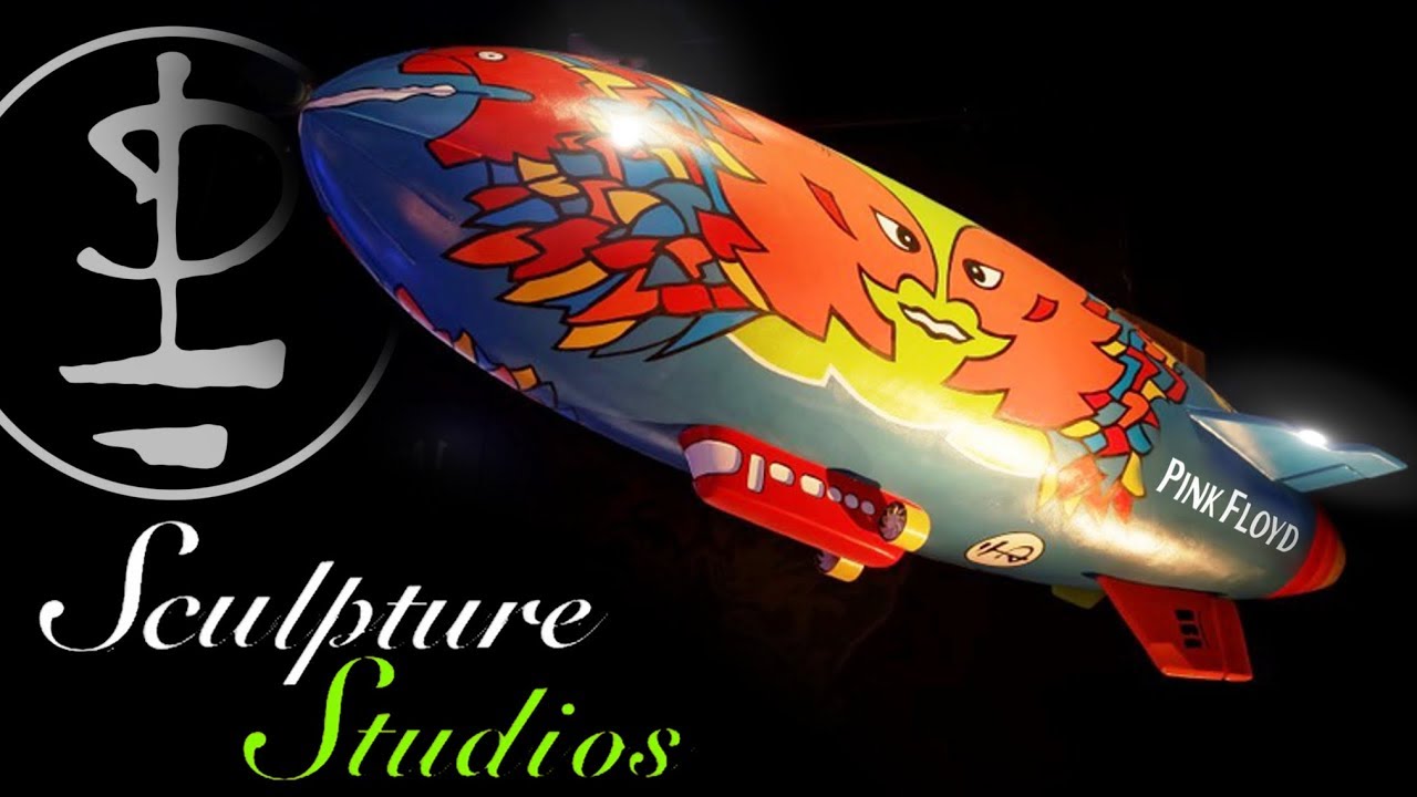 Pink Floyd Division Bell Airship - Polystyrene / Styrofoam Carving by Sculpture Studios