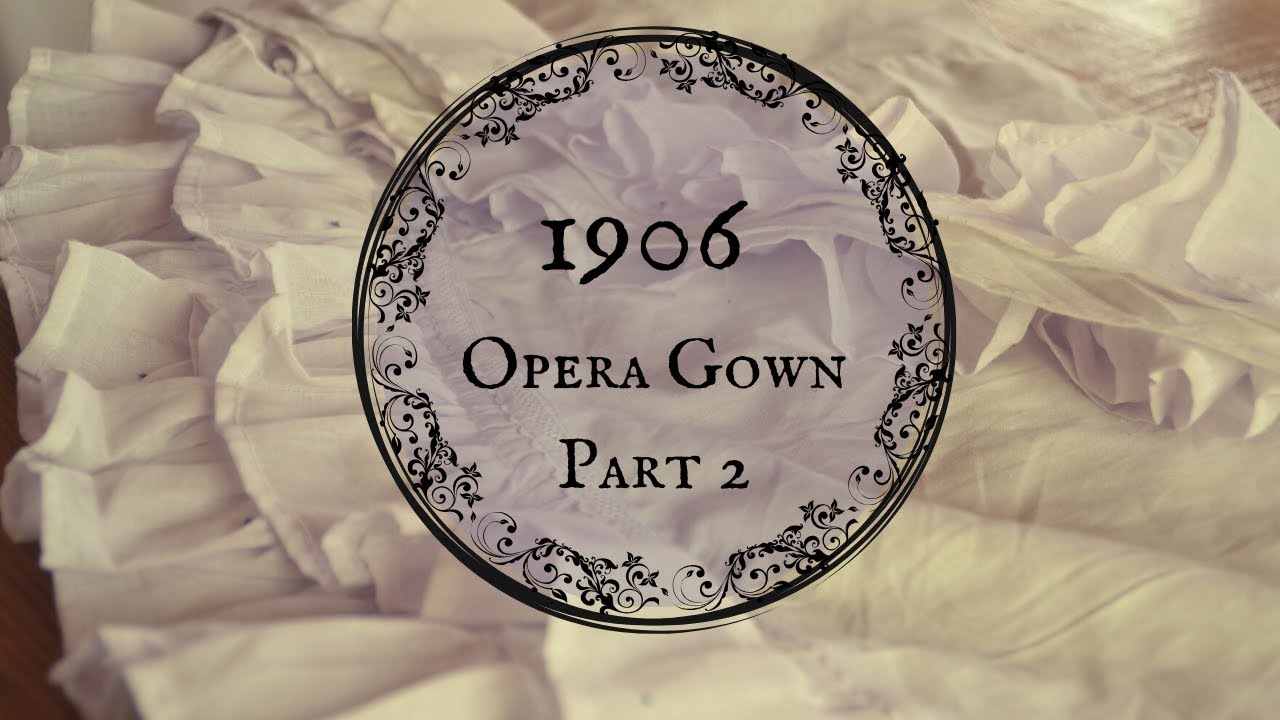 sewing an edwardian ballgown: Part 2 / sewing a dust ruffle