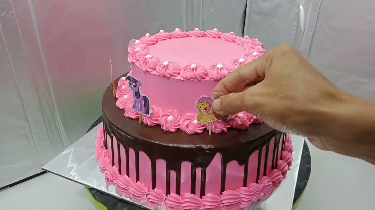 KUE ULANG TAHUN KUDA PONI TINGKAT | KUE ULTAH ANAK PEREMPUAN