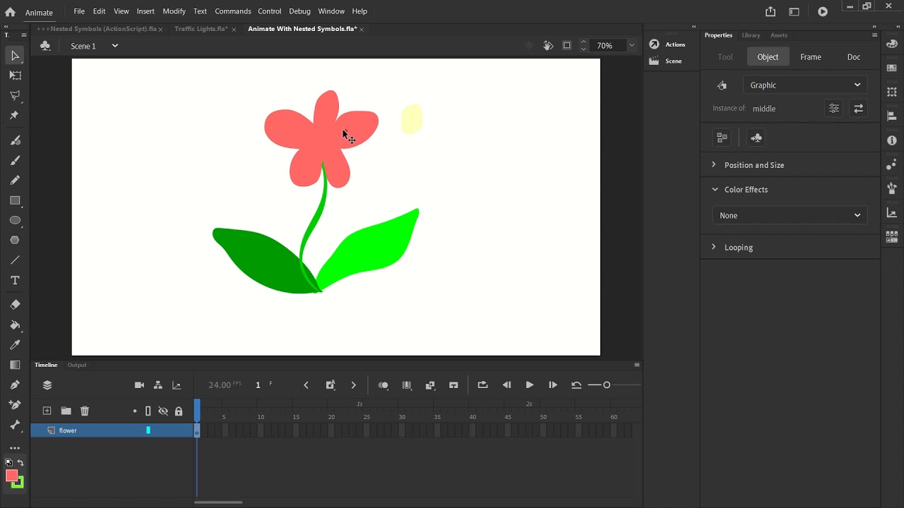 Adobe Animate #6 - Animate With Nested Symbols -