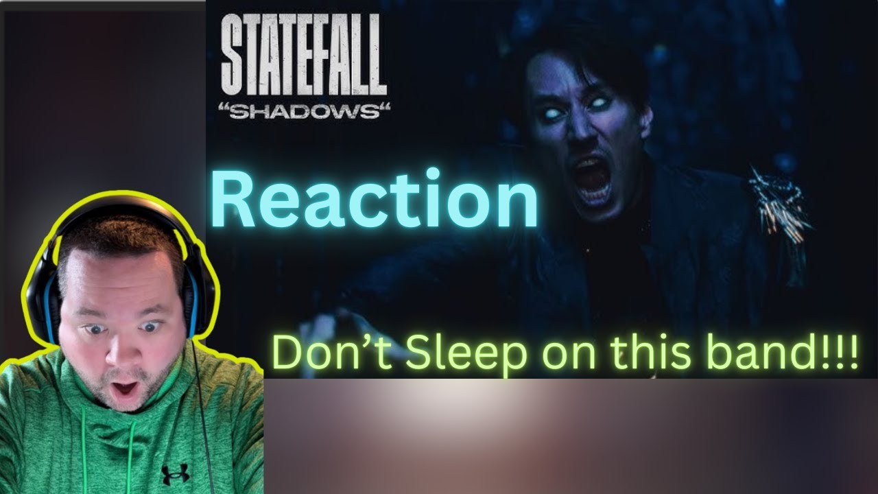 STATEFALL - Shadows (Official Music Video) Don't Sleep on this band! First time Reaction!!