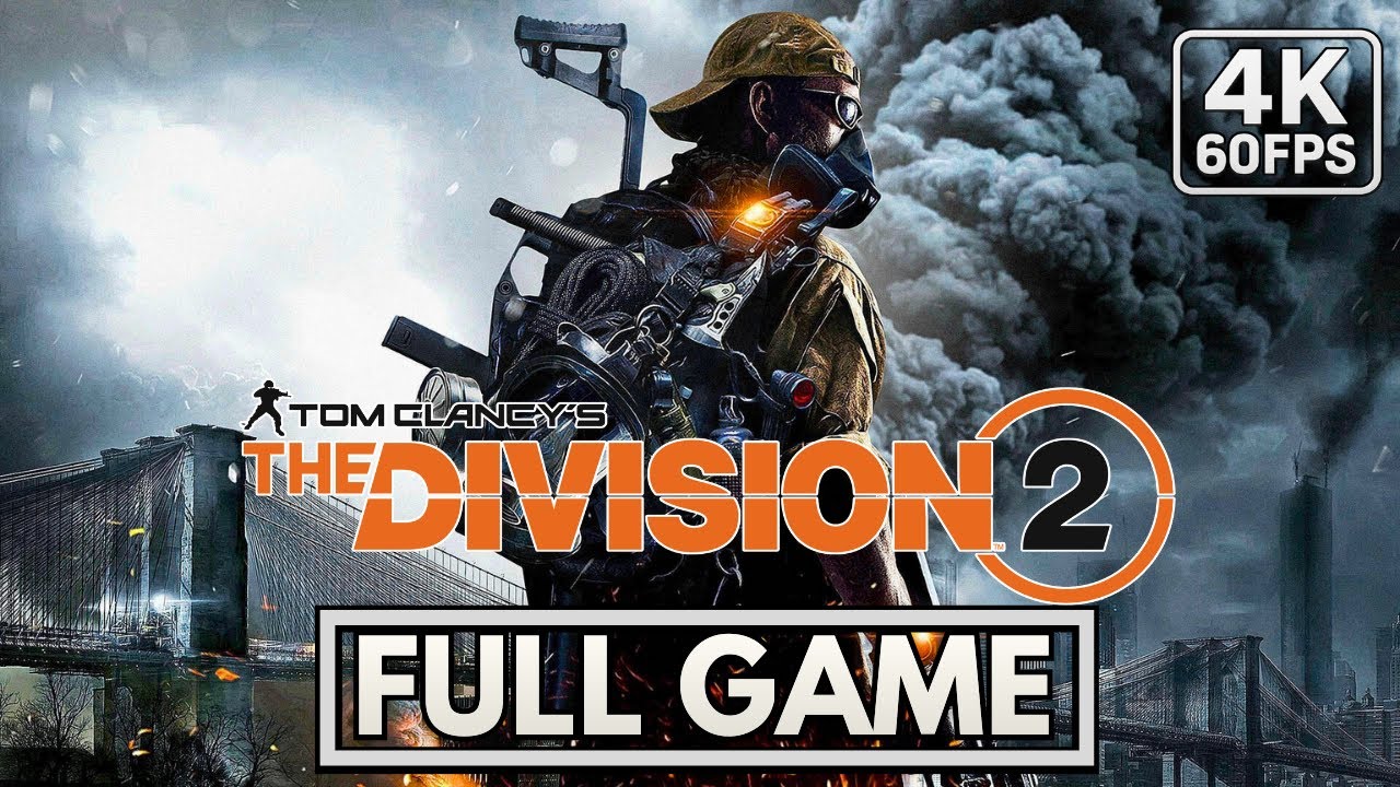 THE DIVISION 2 Gameplay Walkthrough FULL GAME (PS5 4K 60FPS) - No Commentary