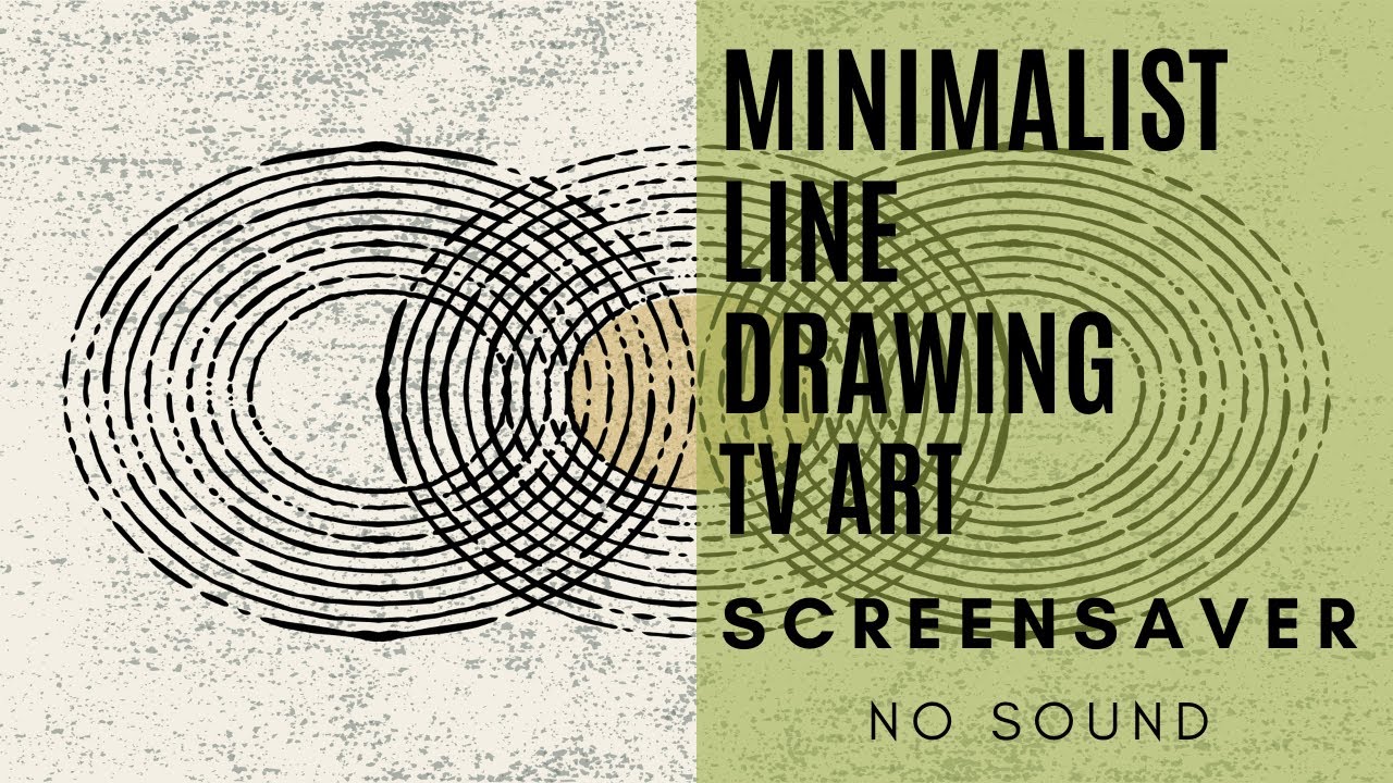 Modern Neutral Samsung Frame TV Art | Minimalist Line Drawing | Art Slideshow for Your TV | No Sound