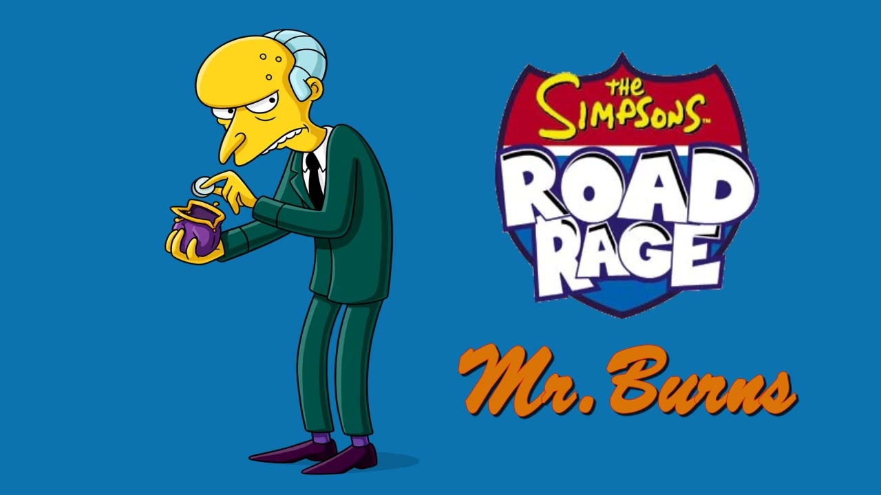 All Mr Burns Voice Clips • The Simpsons Road Rage • All Voice Lines • Funny • 2001