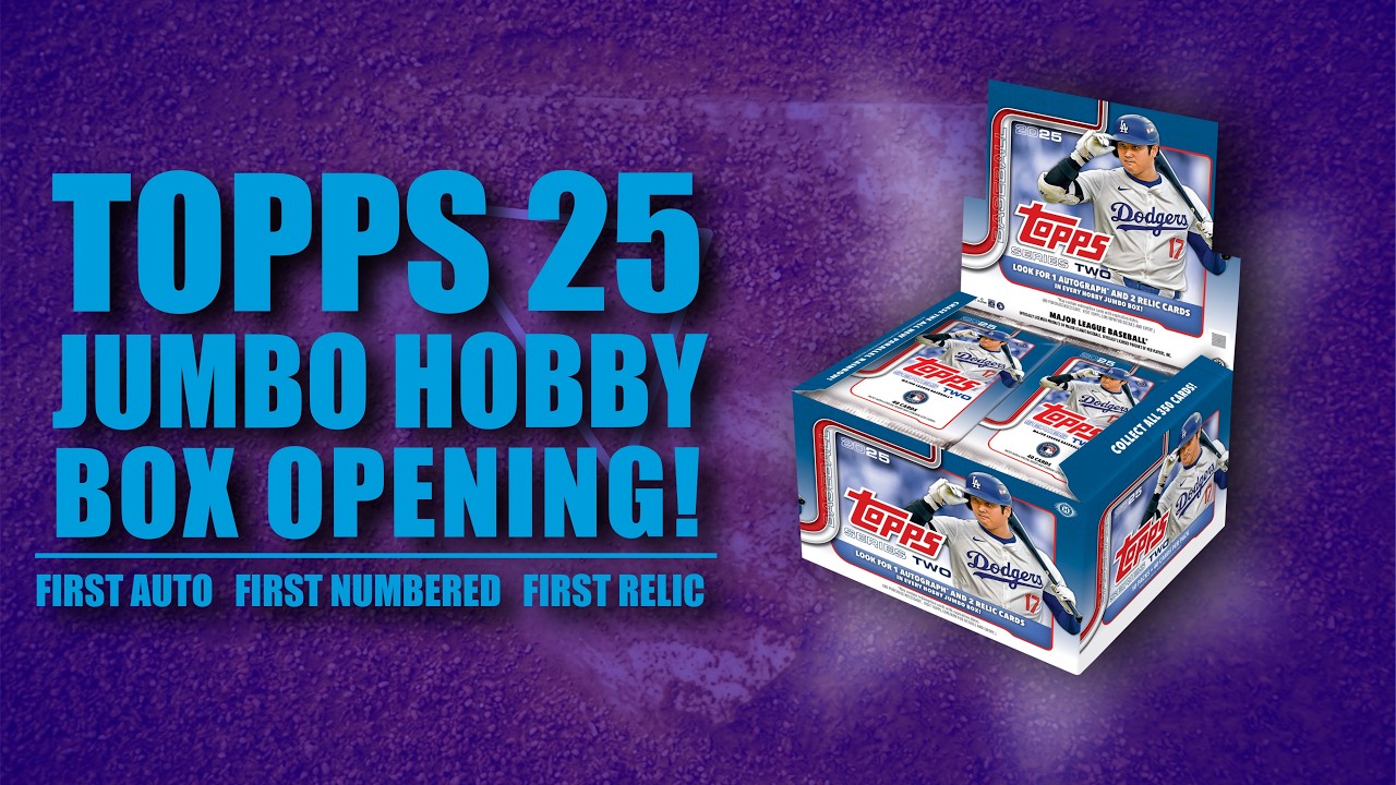 OUR FIRST AUTO!! OPENING TOPPS 25 JUMBO HOBBY BOX