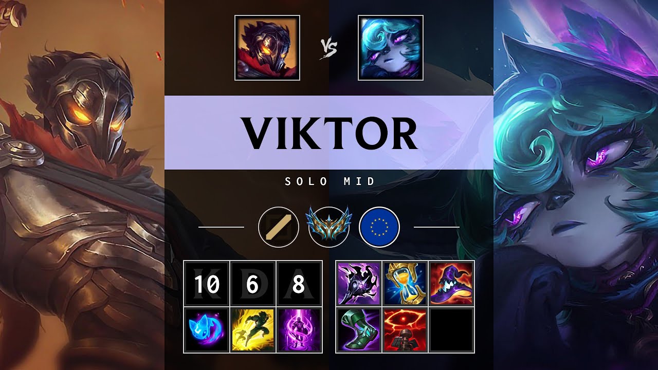 Viktor Mid vs Vex: Killing spree - EUW Challenger Patch 14.23